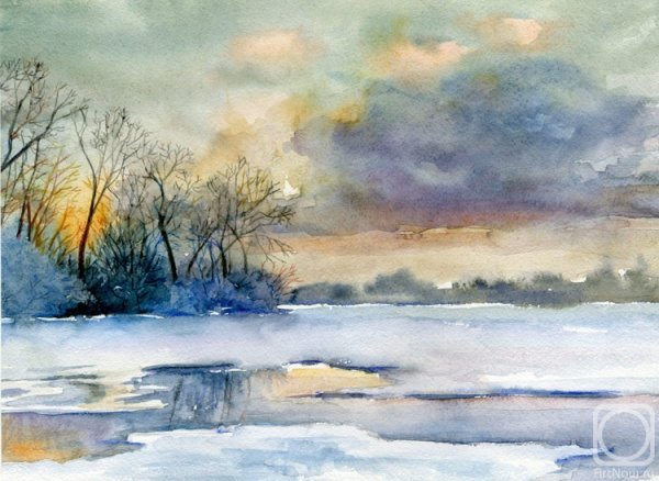 Метель. Художник Владимир Куликов