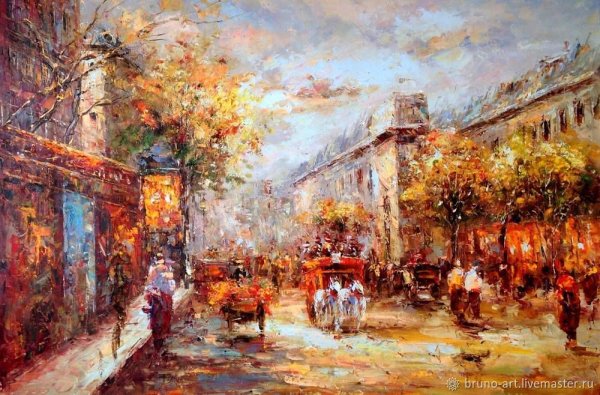 Париж живопись художник Минаев