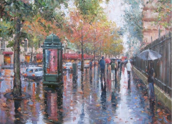 Коровин живопись мастихином