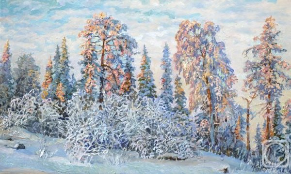 Художник Эдуард Панов зимний пейзаж