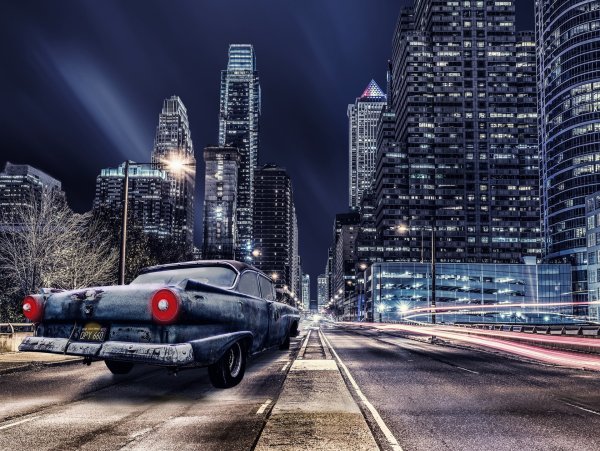 Машины в городе