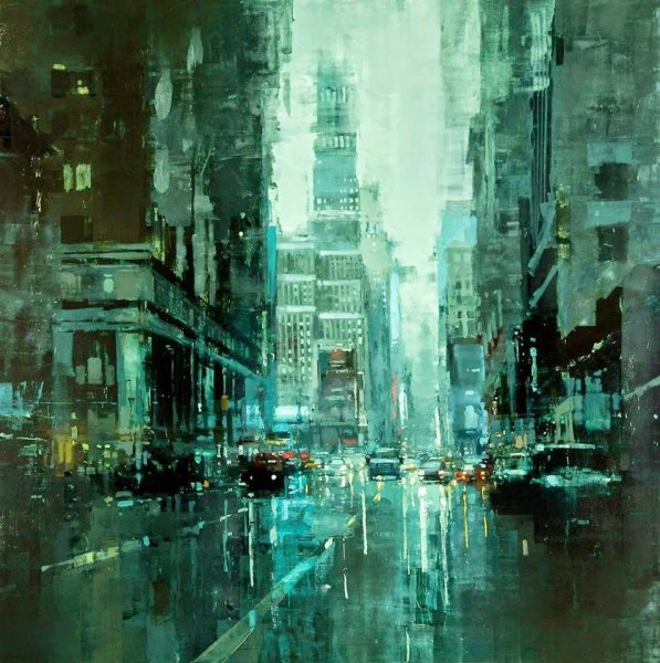 Джереми Манн картины город