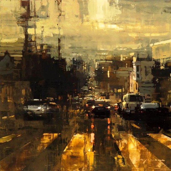 Джереми Манн художник городской пейзаж