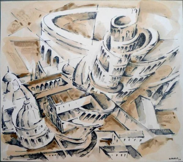 Туллио крали погружаясь в городское пространство 1939