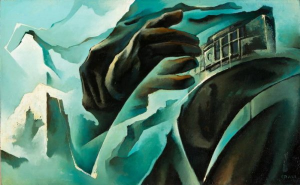 Туллио крали. Городской пейзаж. 1939