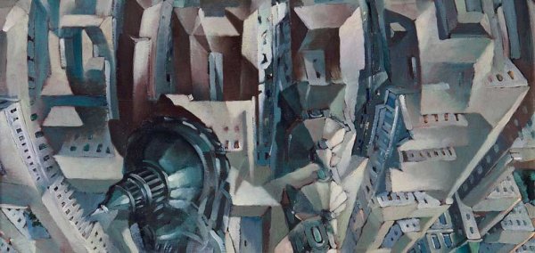 Туллио крали. Городской пейзаж. 1939