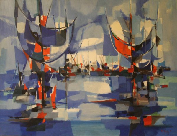 Туллио крали. Городской пейзаж. 1939