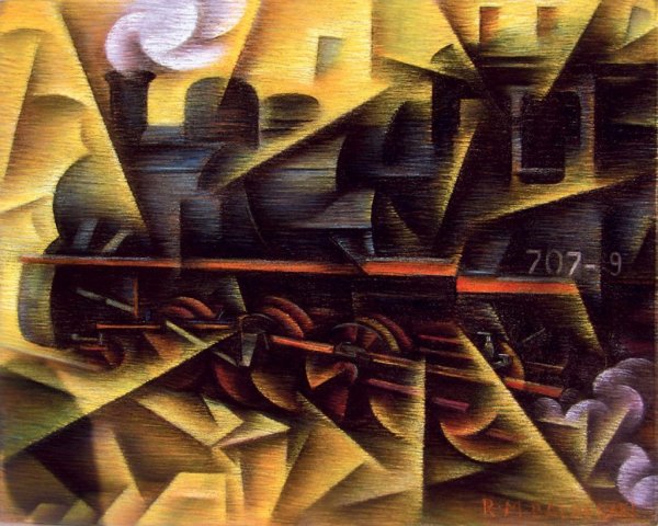 Джакомо балла. Кулак Боччони. 1915