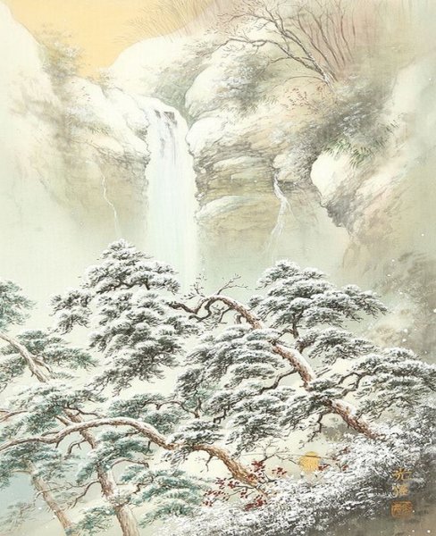 Гохуа китайская живопись зима