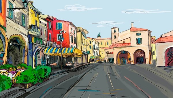 Сергей Кузнецов Архитектор живопись