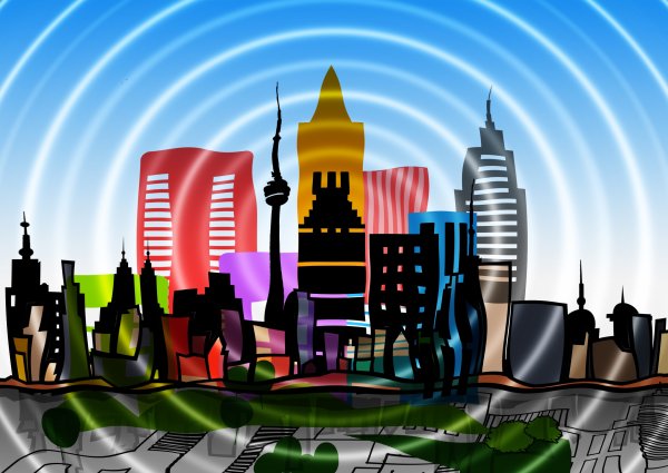 Фантазийный город