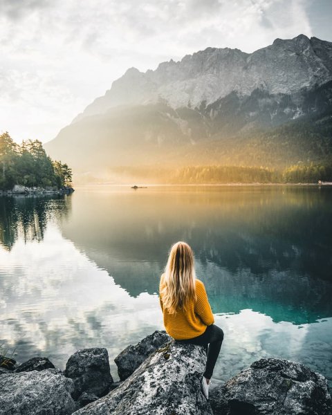 Красивые пейзажи с девушками