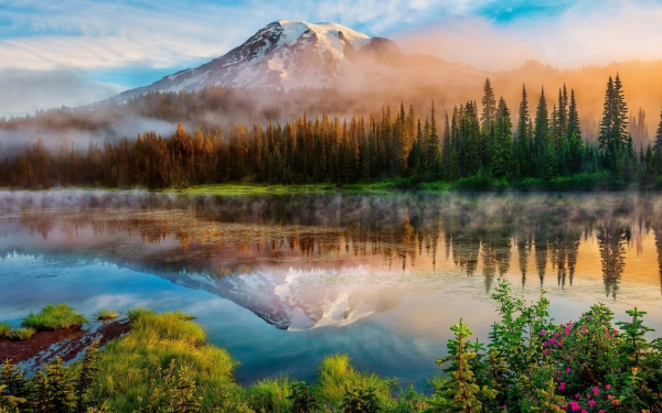 Природа Вашингтона штата каскадные горы