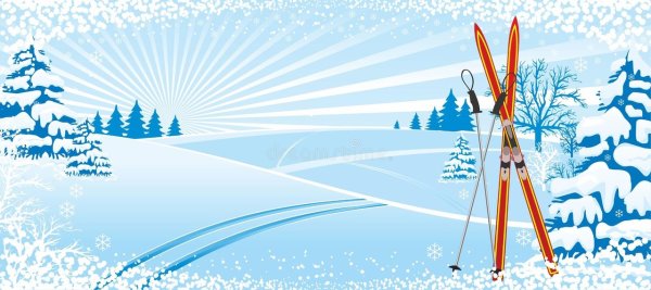Приглашение на лыжную прогулку