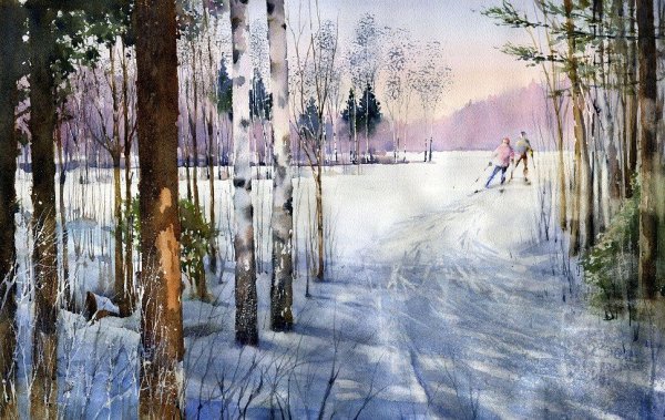 Художник Владимир Тупоршин акварель