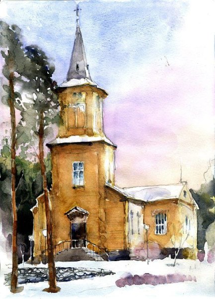 Акварелисты улочки Таллина