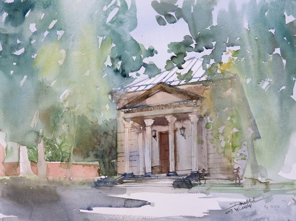 Пленэр этюды акварелью