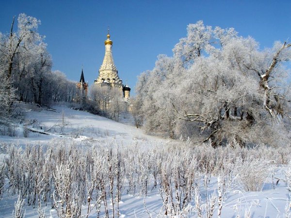 Храм Поволжье зима