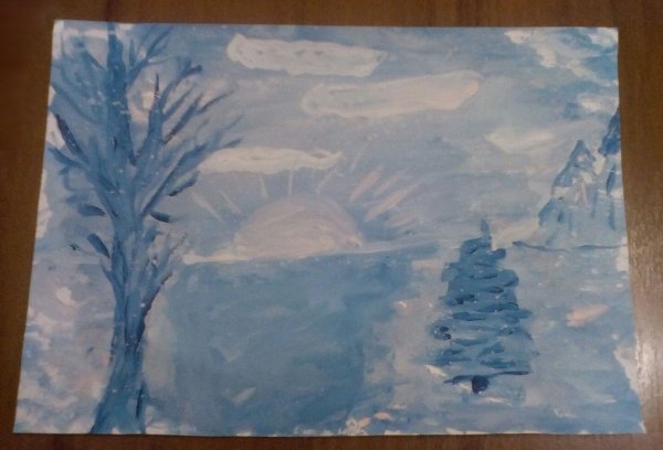 Рисование зима