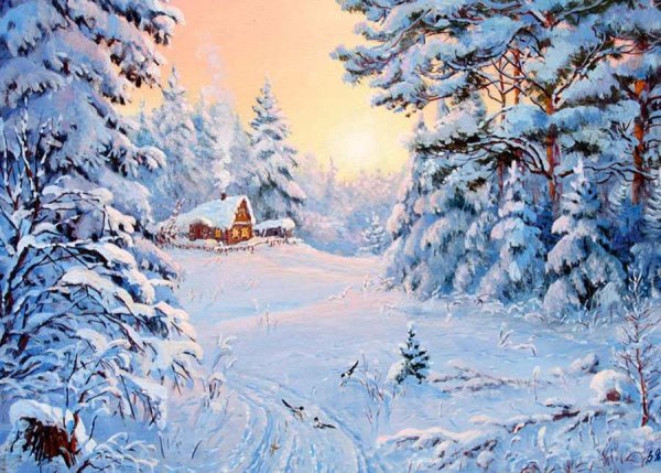 Художник Терри Редлин зима