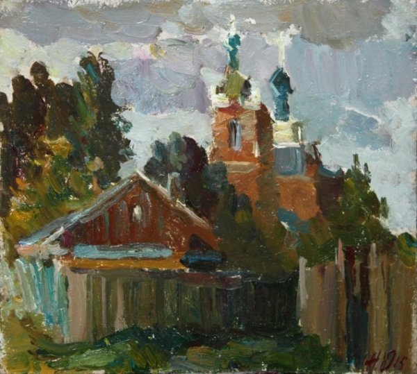 Пейзаж Академия Глазунова этюды