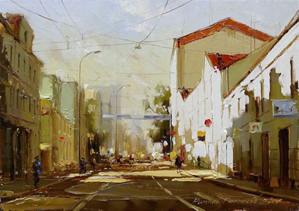 Картина "улица в Стамбуле» (Львовская галерея искусств)