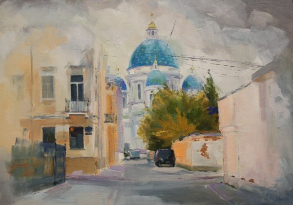 Этюды городского пейзажа Машкова