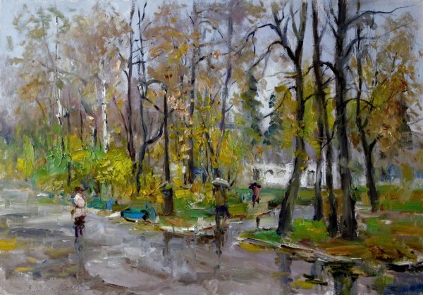 Пленэр живопись маслом