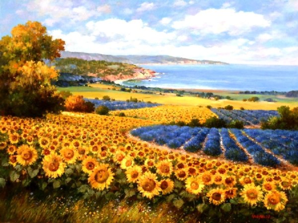 Paul guy Gantner Цветочное поле