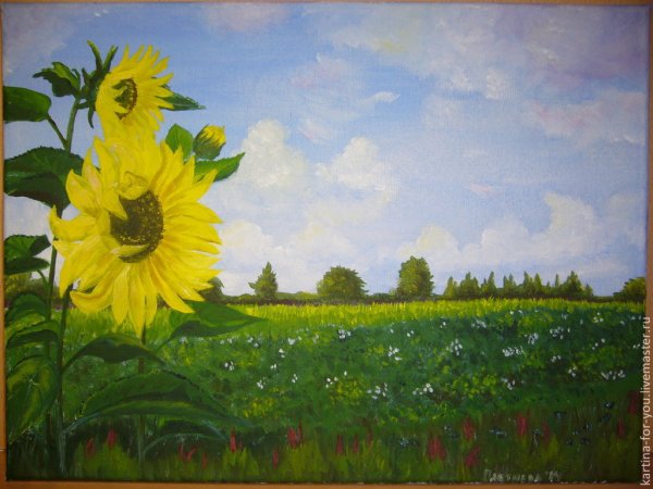 Куинджи Подсолнухи