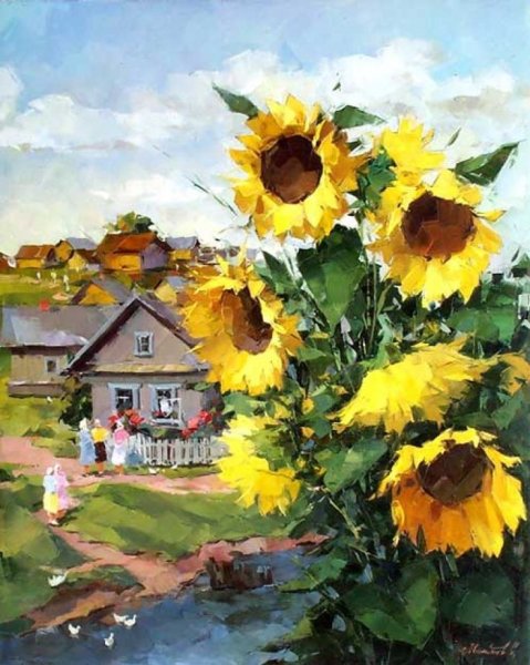 Сатаров Михаил Подсолнухи