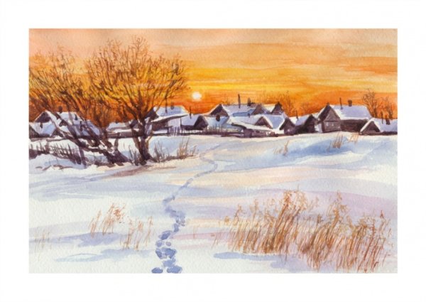 Михаил Кузнецов акварель