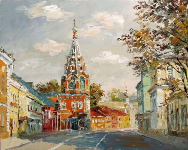 Художник Алексей Шалаев городской пейзаж