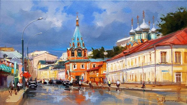 Художник Алексей Шалаев городской пейзаж