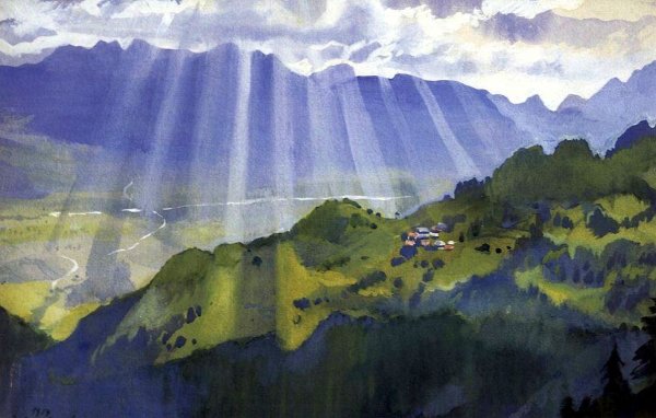 Зинаида Серебрякова пейзажи