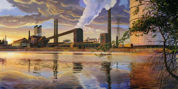 Лоуренс Стивен Лоури Индустриальный пейзаж