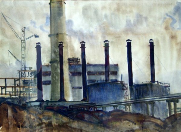 Модоров н.н. «Индустриальный пейзаж»