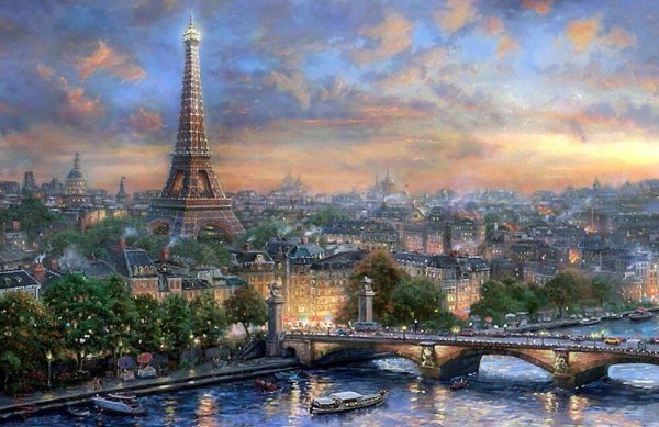 Пейзажи Парижа Антуан Бланшар