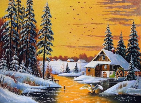 Чеслав Швайкош картины