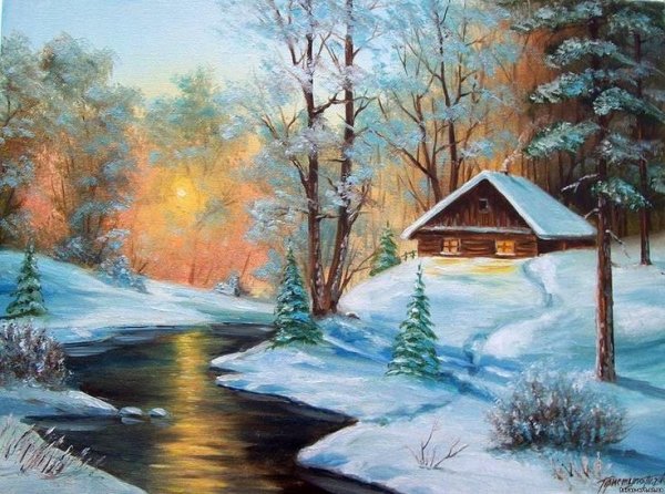 Художник Виктор Цыганов пейзажи