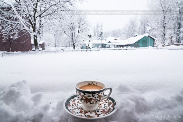 Кофе на снегу
