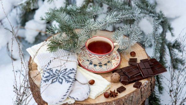 Снежное утро