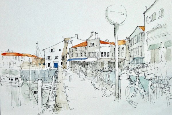 Пленэр городской пейзаж - старый Иркутск