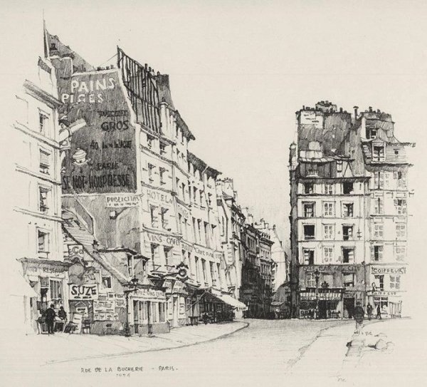 Графический городской пейзаж