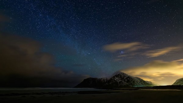 Красивое ночное небо