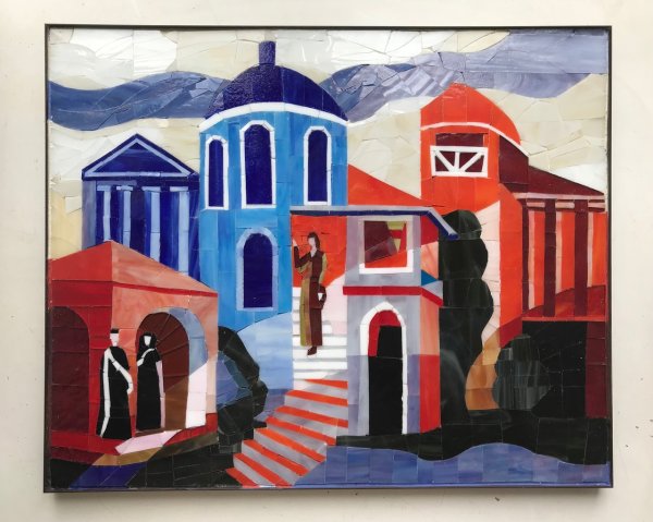 Александра Экстер вид на мост