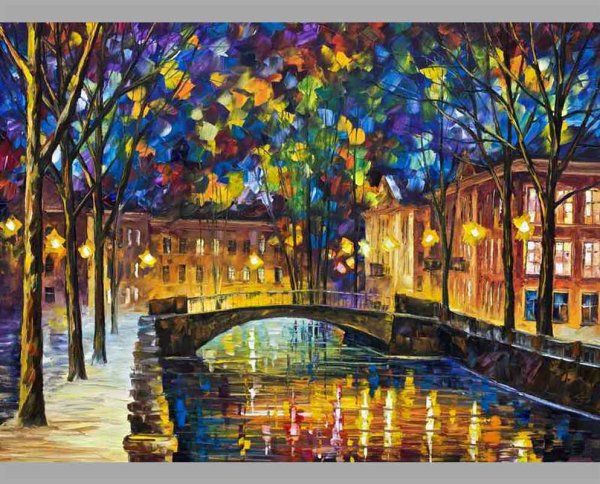 Леонид Афремов картины Петербург