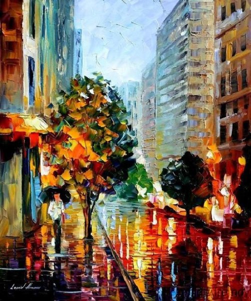 Художник Леонид Афремов картины Париж