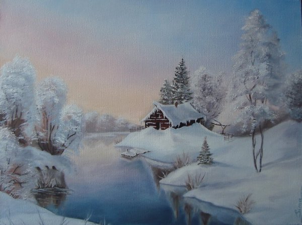Аполлинарий Васнецов зимние пейзажи