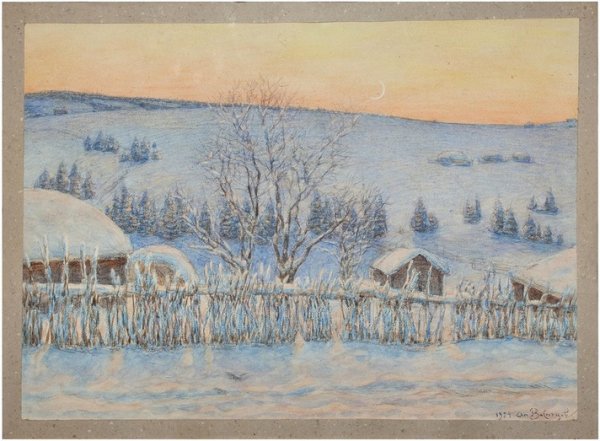 Аполлинарий Васнецов зима